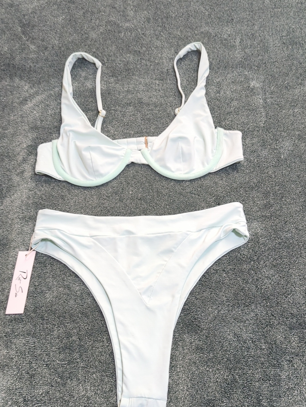 Riot Swim Light Mint Underwire Bikini